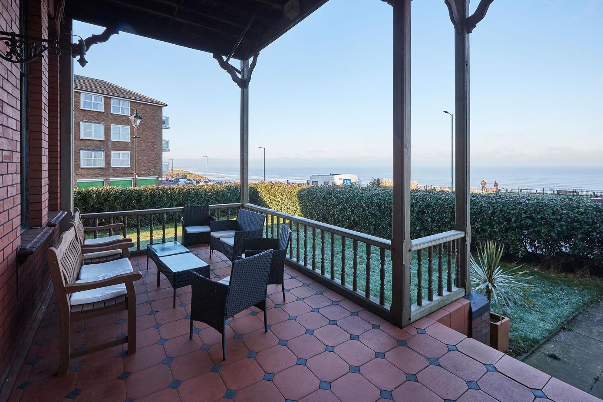 Captain's Deck Balcony Perfectlysaltburn Apartment
